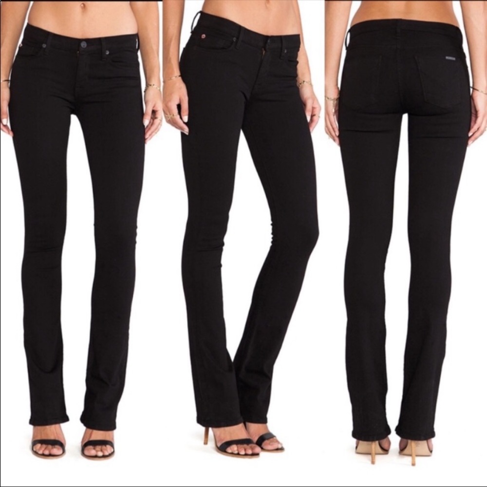Hudson Black Love Black Midrise Bootcut Jean Size 28